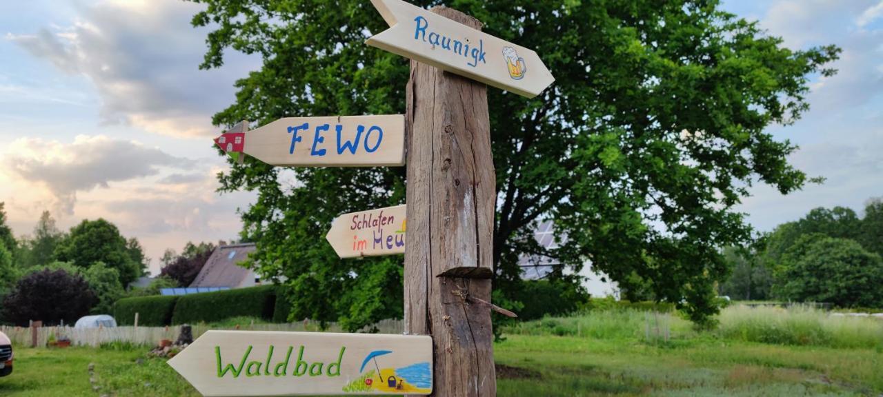 Ferienwohnung & Campingplatz Vor Dem Berg Heideblick Eksteriør bilde
