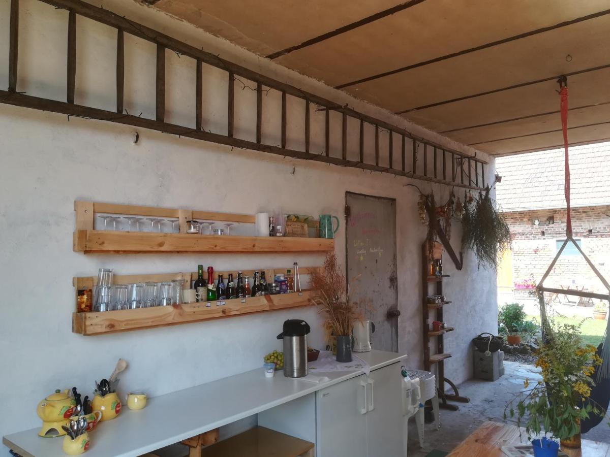 Ferienwohnung & Campingplatz Vor Dem Berg Heideblick Eksteriør bilde